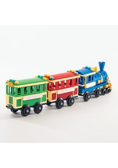 Tren Yapım Seti 369 Parça Eğitici Ve Detaylı Blok İnşa Oyuncağı