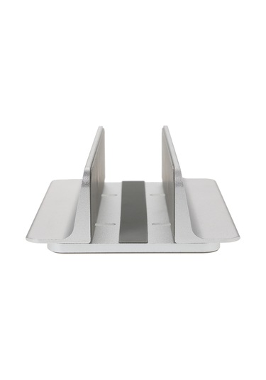 Vkemall Alüminyum Dikey Laptop Tutucu: Genişlik Ayarlanabilir 14-73mm , Soğutma Ve Masayı Düzenle, Evrensel Uyumlu, Gümüş Renk