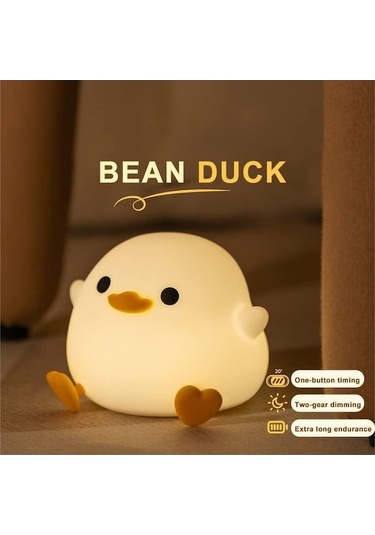 Maoyaya Pkkp Gece Lambası, Kawaii Dodo Duck, Çocuklar İçin Beyaz