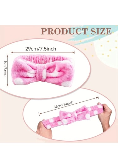 Elmpaly 4 Adet Yumuşak Kadife Saç Bandı - Yüz Temizliği, Duş Ve Yoga İçin Multifonksiyonel Çok Renkli