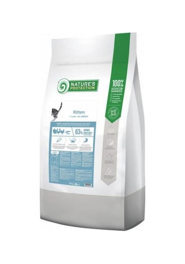 Nature's Protection Düşük Tahıllı Kümes Hayvanlı Yavru Kedi Maması 18 Kg