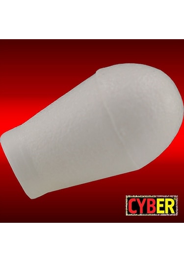 4 Mm Plastik Tel Tapası Beyaz