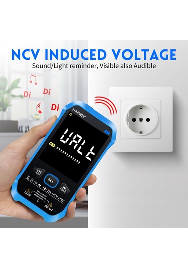 Fnırsı S1 Dijital Multimetre Otomatik Ölçüm 9999 Trms Sayımı