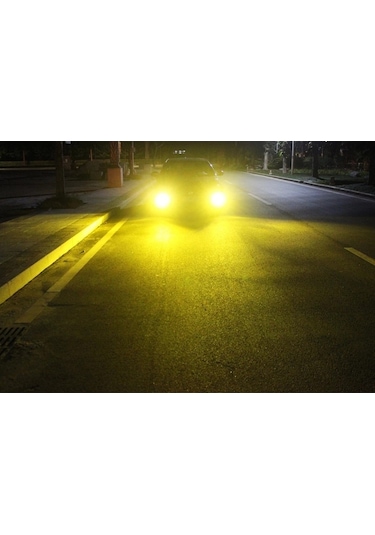 Oto Far Ampülü Sarı Işık 12V H1 H3 H4 H7 2 Adet