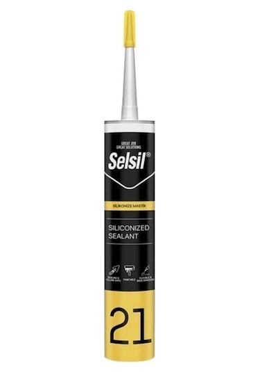 Selsil 21 Silikonize Mastik - 500gr. - Bej Bej