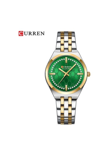 Yingfu Curren 9096 Kadın Saati - Paslanmaz Çelik Kordonlu, Suya Dayanıklı Moda Kol Saati Altın Altın