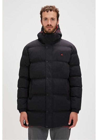 Bad Bear Lincoln Puffer Lacivert Kapüşonlu Erkek Mont-Lacivert