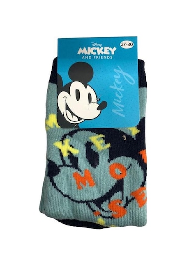 Çimpa Mıckey Figürlü Havlu Çorap - Unısex - Karışık