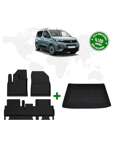 Opel Combo 4d Havuzlu Paspas Ve Bagaj Havuzu 2024 Model Ve Sonras