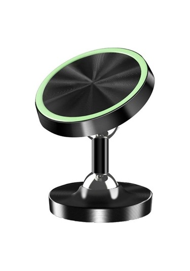 Joyhub 360 Derece Döndürme Aydınlık Manyetik Alaşım Araba Dashboard Telefon Tutucu Standı Siyah Yok Havalandırma