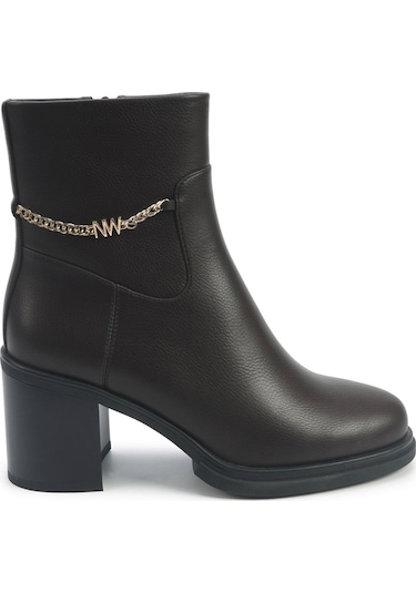 Nine West Natalıe 5pr Kahverengi Kadın Topuklu Bot 000000000102012042 Kahverengi