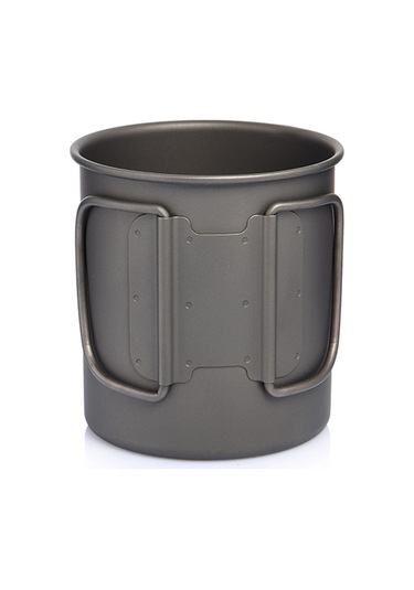 Wıdesea Wstt-375Ml Ultralight Titanyum Alaşımlı Bardak 375 Ml Katlanabilir Saplı Fda Sertifikası Yok Bpa Içermez