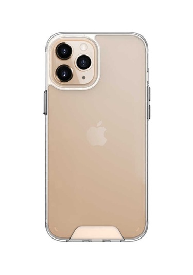 Noktaks - iPhone Uyumlu 14 Pro - Kılıf Koruyucu Tatlı Sert Gard Silikon - Renksiz