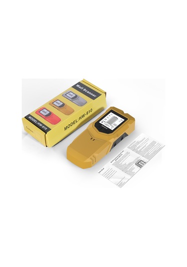 Aubyhe Hw-910 Duvar Dedektörü: Metal, Demirbaş, Tel Tespiti - 6 Fonksiyonlu Yüksek Hassasiyetli - Sarı Pil Dahil Değil