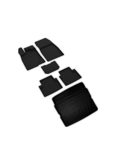 Peugeot 3008 Hybrit Ferrous 4d Paspas Ve Alt Kademe İçin 3d Bagaj Havuzu 2025 Ve Üstü