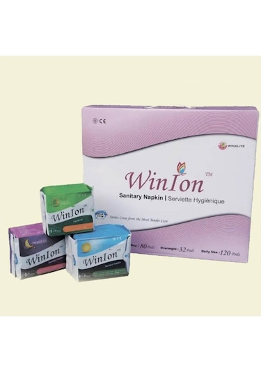 Winion Winalite Negatif İyonlu Hijyenik Ped Karma 3'lü