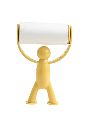 Homyl 2 Parça Yapışkan Lint Rulo Yedekler Köpek Saç Sarı Sarı