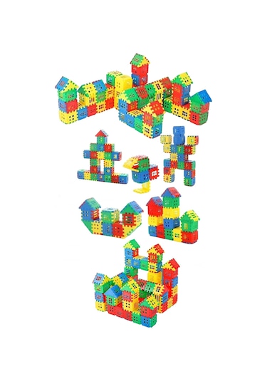 192 Parça Yapı Oyuncak Puzzle Blok 3d Tasarım Yeteneğini Geliştiren Eğlenceli Bilişsel Yapı Taşları