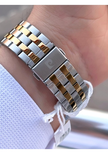 Pierre Cardin Çelik Kordon Takvimli Özel Kadran 3 Atm Suya Dayanıklı Erkek Kol Saati Epc.800211.f105