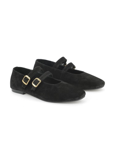 Ziya, Kadın Hakiki Deri Babet 153111z4083 Siyah 153111z4083 000 Siyah