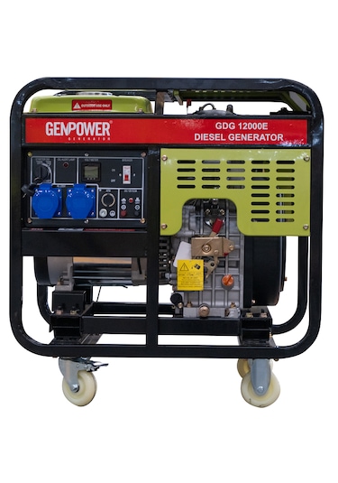 Genpower GDG 12000 E 12 Kva Dizel Kabinsiz Monofaze Jeneratör