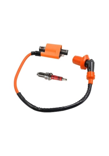 Konesam Suntek Motosiklet Yarış Ateşleme Bobini Ve D8tc Buji Seti - Cg125, Cg150, Cg200 Modelleri İçin
