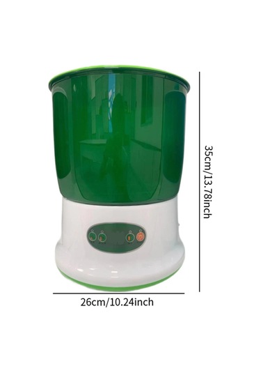 Suntek Fasulye Filiz Makinesi Mutfak 360 Derece 3-katman