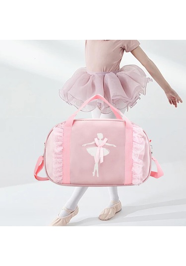 Homyl Bale Dans Çantası Tatlı Tutu Elbise Seyahat Için Çocuk Pembe