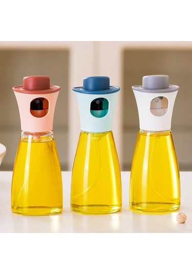 Hangfox Mutfak Yağ Spreyi 180ml Pp Materyal, Toz Koruma, Şeffaf, Kaymazsız, Hassas Kontrol, Soya Sosu Ve Sirke İçin Çok Renkli