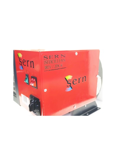 Sern Fı 20 Elektrikli Fanlı Isıtıcı 20kw 380v 2 Kademeli Termostatlı