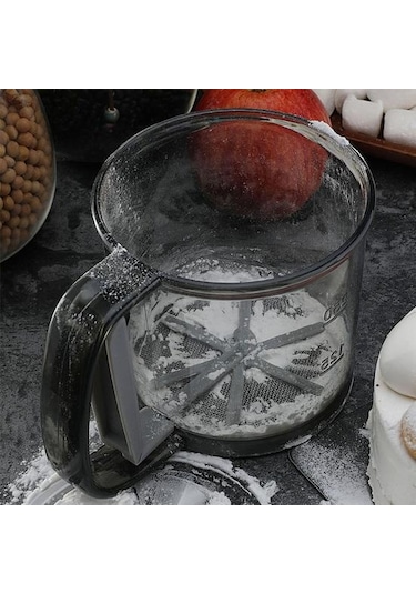 250ml Plastik Bardak Un Eleği İnce Örgü Çok Fonksiyonlu Kompakt Boyutlu Un Diğer