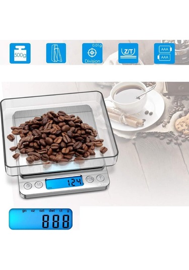 Dijital Hassas Elektronik Taşınabilir Terazi Tartı 3000gr- 0.1gr