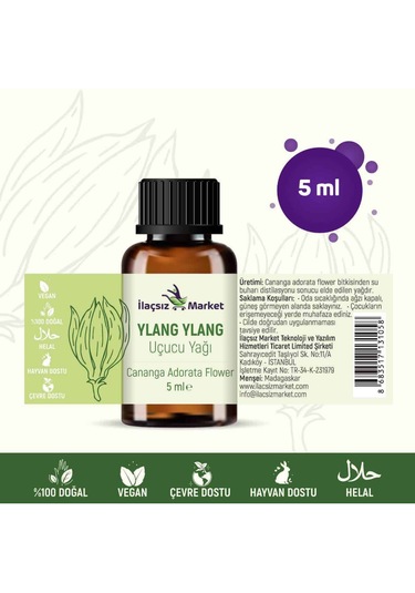 Ylang Ylang Yağı / 5 Ml Tıbbi
