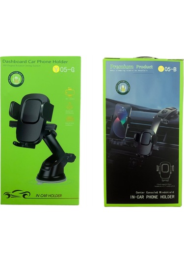 Ultratekno Y05-G Araç İçi Telefon Tutucu Vantuzlu 4.5-7"