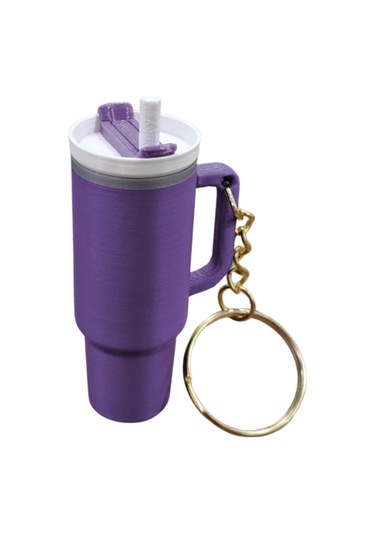 Nettech Ev-ofis-okul Figürlü Maskot Anahtarlık - Mor