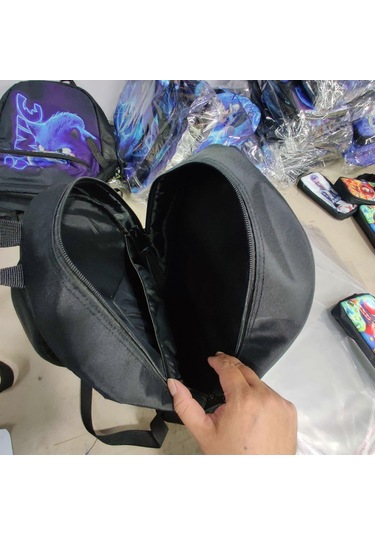 İlkokul Ve Ortaokul Öğrencileri İçin Üç Parçalı Okul Çantası Seti, Anime Sırt Çantası, Çocuklar İçin Okul Çantası, Kalem Kutusu, Öğle Yemeği Çantası Th