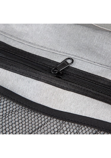 Teltree Siyah Oksford Kumaş Araba Bagaj Organizatörü - 107x52cm Fonksiyonel Sandık Depolama Çantası