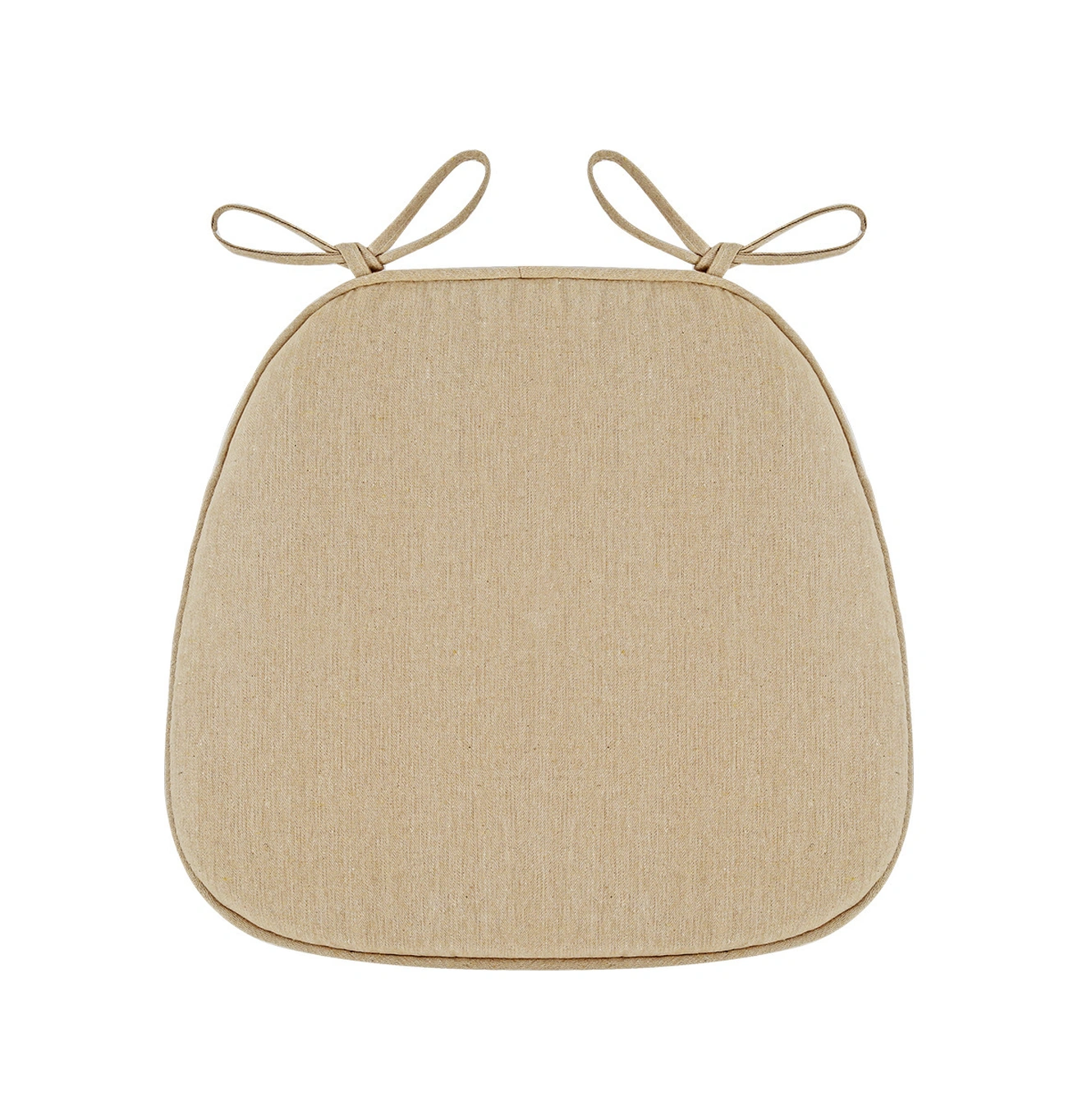 Monyee Yaprak Desenli Kumaş Minder, Serinletici Linen Ve Poliester Karışımı, Ev Dekoru İçin Konforlu Oturma Yastığı, 43x41x35 Cm, Bej DiğER