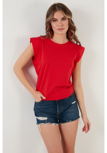 Lela Bayan T Shirt 5864019 KIRMIZI Kırmızı