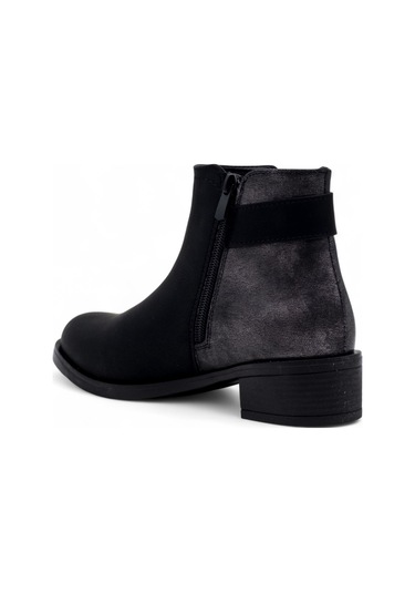 Pandora Moda K25.101.2164 Zümrüt Kadın Bot Siyah