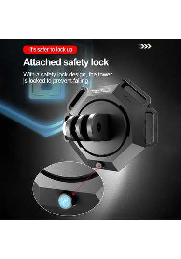 Geeroyoo Startrc Manyetik Göğüs Kayışı: Gopro Ve Insta360 Kameralar İçin Hızlı Çıkarılabilir, Ayarlanabilir Göğüs Bağı Siyah