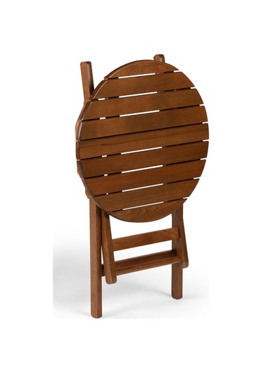 Kl Bahçe Buzludja Masa 60 Cm Kahverengi