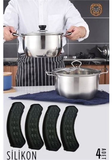 Tencere Tutucu Silikon 4 Adet Diğer