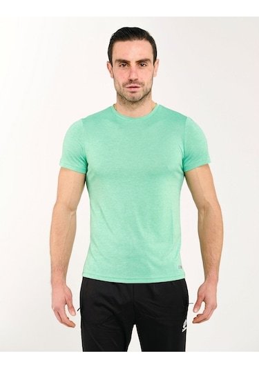 Lotto T-Shirt Erkek Su Yeşili-Gıo Tee Pl-W1114 Çok Renkli