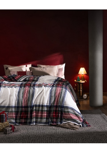 Clorel Çift Kişilik Welsoft Baskılı Battaniye - Lacivert 8684427292044 Çok Renkli