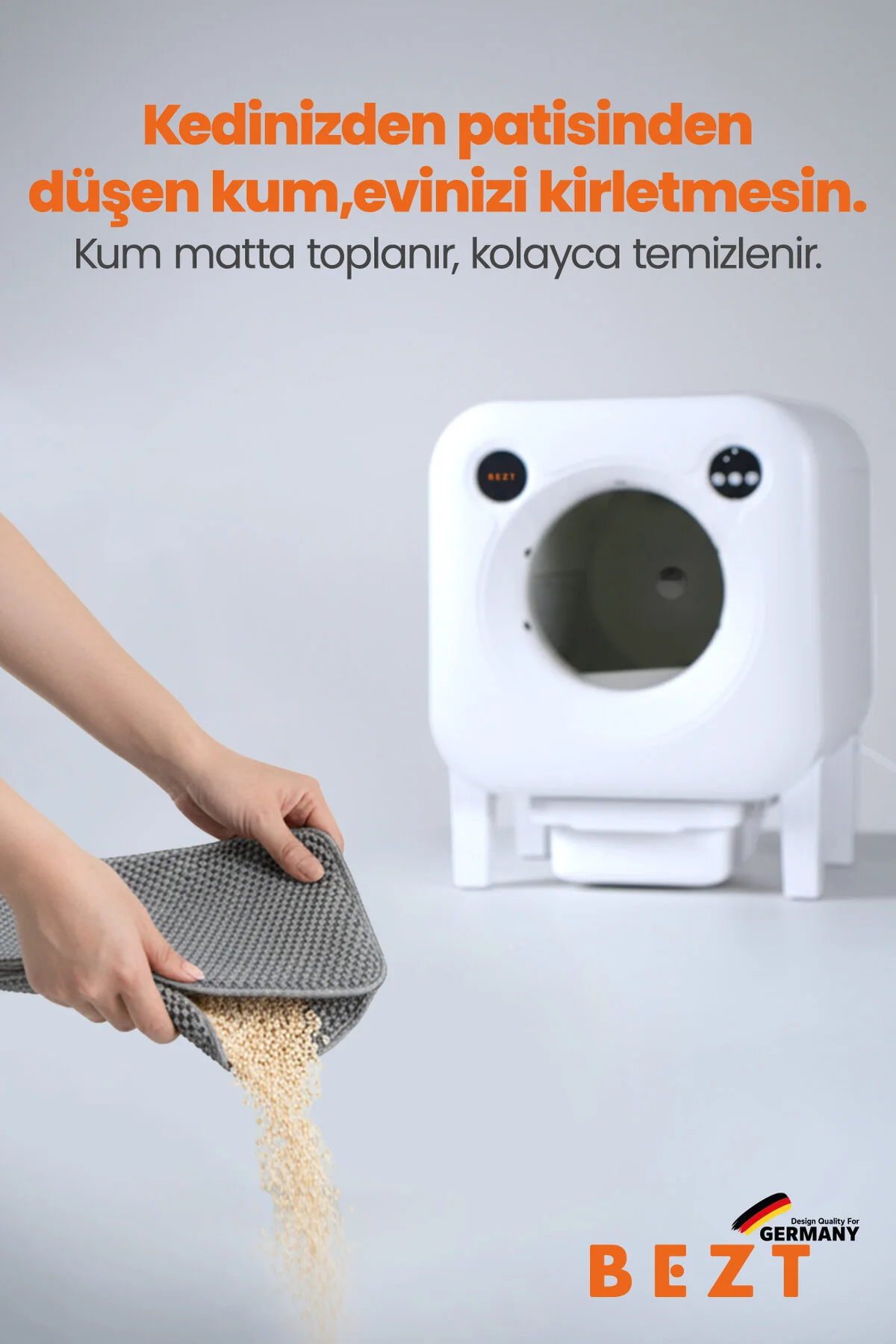 Bezt Smart Cat Pro Kameralı Otomatik Akıllı Kedi Tuvaleti