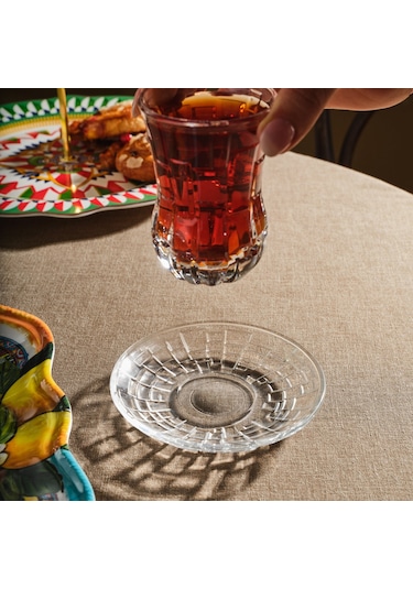 Rcr Etna 12'li Çay Bardağı Takımı 140 Ml Şeffaf