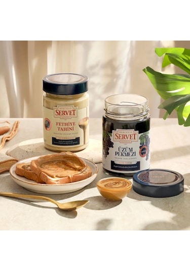 Servet Tahini 300g + Üzüm Pekmezi 400g