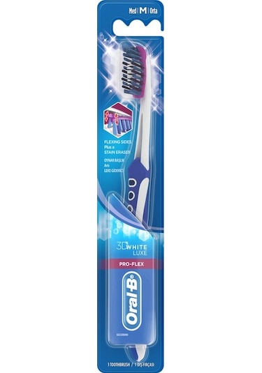 Oral-B 3D White Pro-Flex Luxe Diş Fırçası Medium