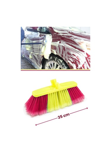 Trendy Mega Oto Fırçası, Otomobil Minibüs Otobüs Profesyonel Mega Yıkama Temizlik Fırçası F113